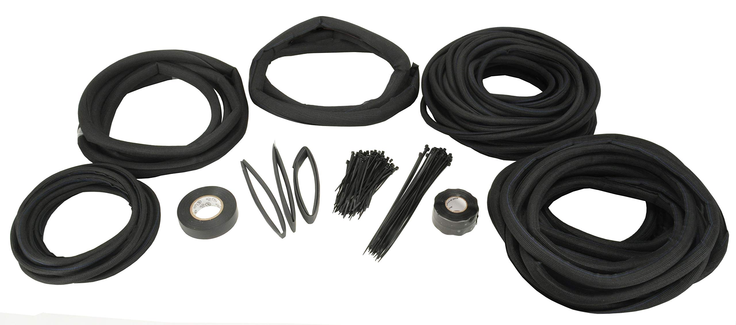 Design Engineering010663 Easy Loom Split Sleeve Master Kit - Complete Vehicle Wire and Hose Protection