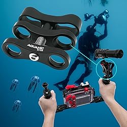 Nitescuba 2PCS 1'' Standard Ball Clamp Mount,Long