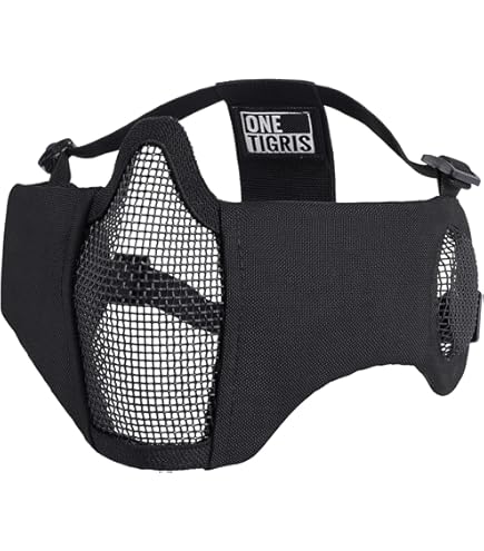 Half Face Mask TPU Nylon Ear Portable Foldable Breathable Outdoor For Airsoft Paintball - Buy