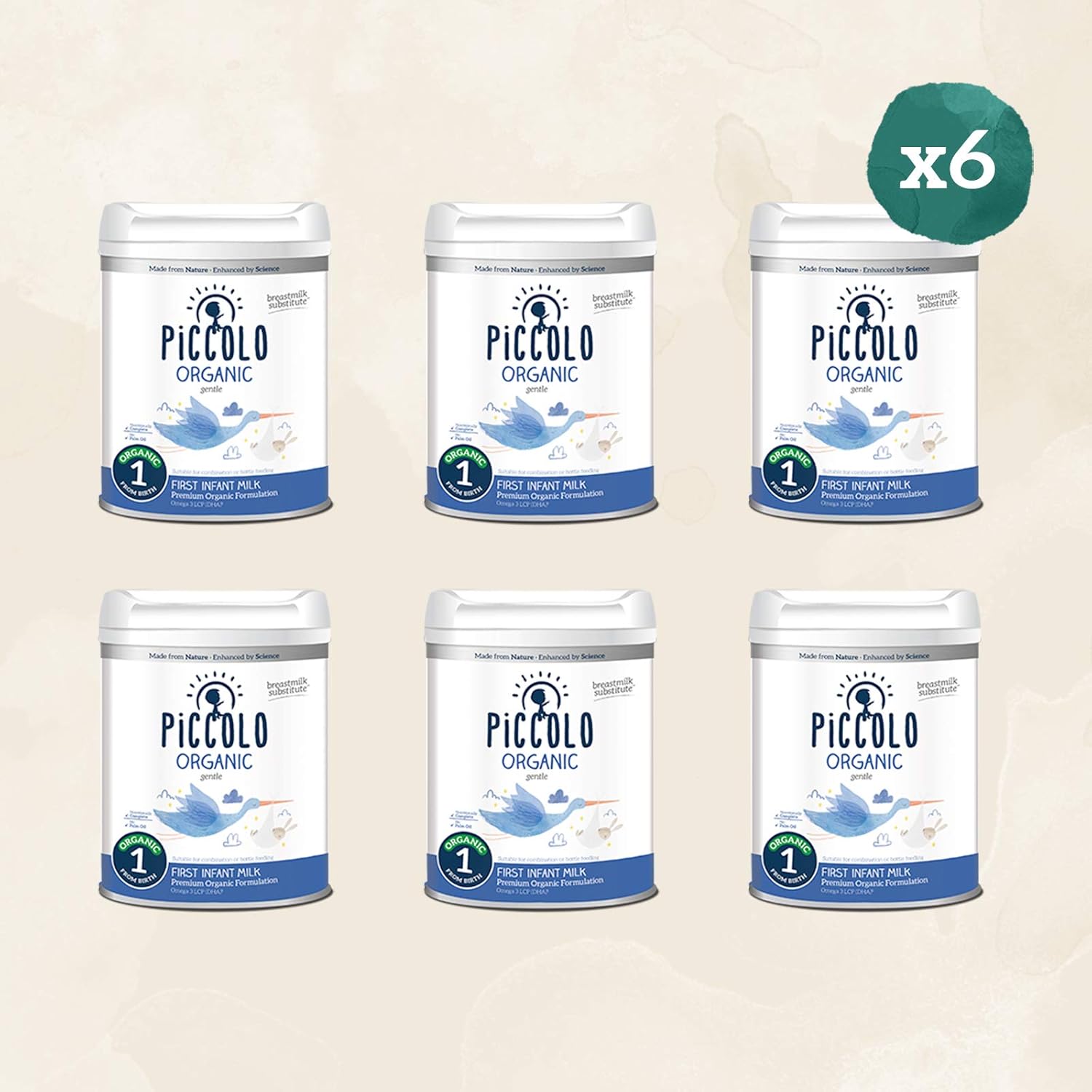 Piccolo Organic Formula 1 First Infant 06 Months Premium Milk