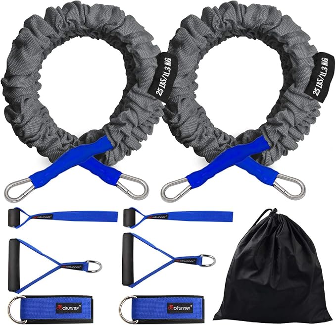 Coolrunner Crossover Resistance Bands, Resistance Cords Workout Bands