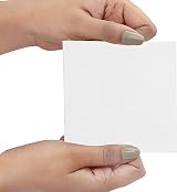 Belle Vous Blank Canvas 24 Pack 10x10 cm Pre Stretched Panels 3mm view 3