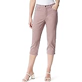 Gloria Vanderbilt Womens Amanda Capri with High Rise Straight Standard