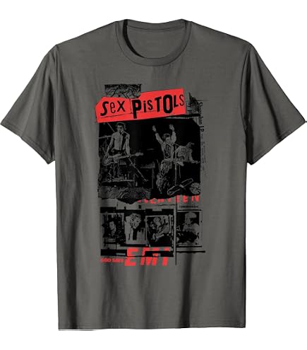 Amazon.com: Sex Pistols The T Shirt Filthy Lucre Japan Band Logo
