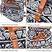 Vbiger Canvas Backpack for Women & Girls Boys Casual Book Bag Sports Daypack (Elephant Blue)