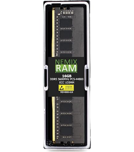 Amazon.com: Kingston Server Premier 16GB 5600MT/s DDR5 ECC CL46