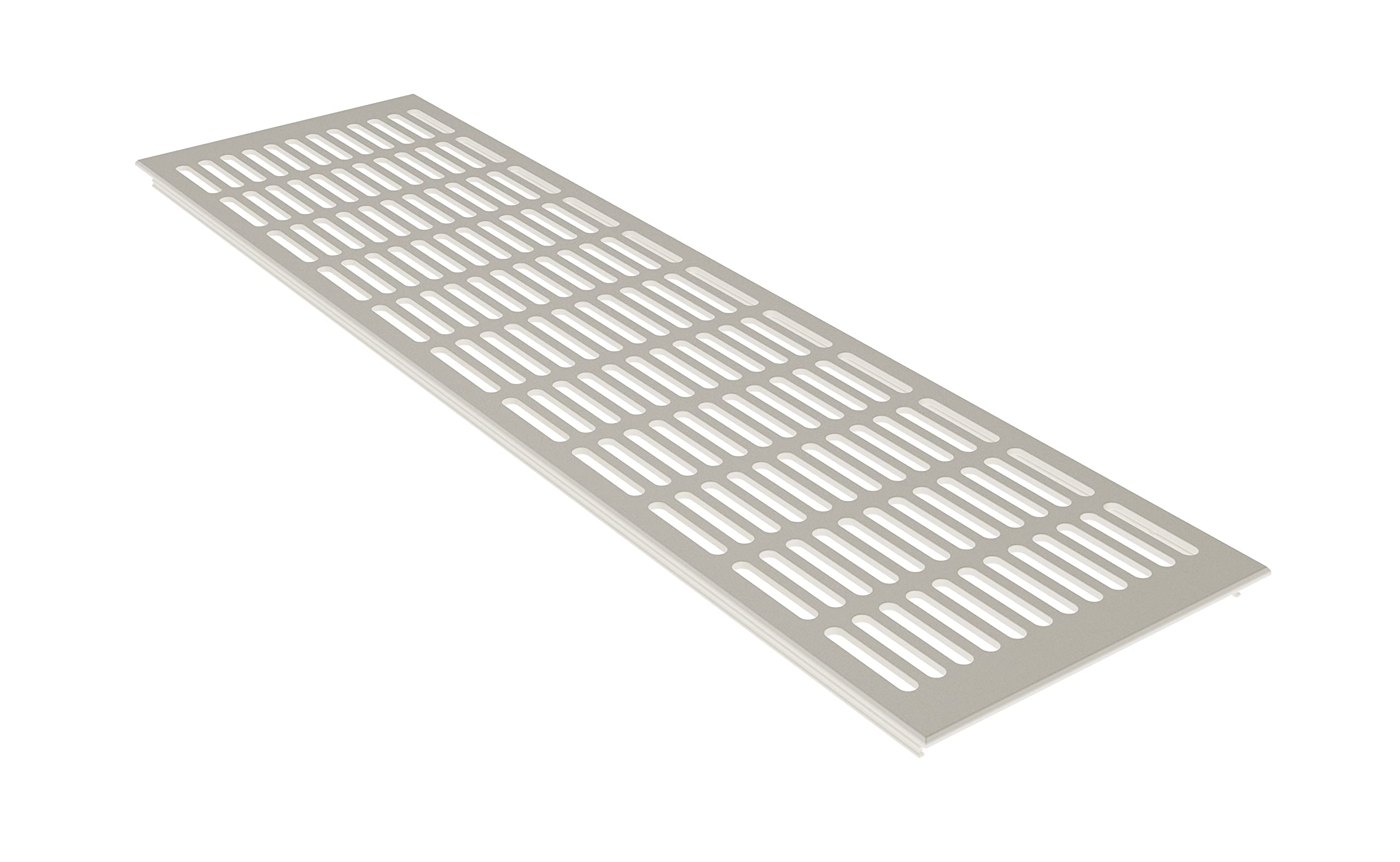 MS Beschläge ® Aluminium Ventilation Grille Sheet Heating Cover 150 mm x 200 mm Various Colours (White - RAL 9010)