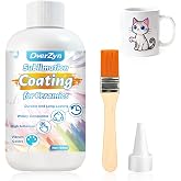 Sublimation Coating for Ceramic, Vibrant and Rich Color, Clear Images,5 Oz | Suitable for Mugs, Ceramics, Metal, Wood, and Glass, Speed Dry, High Gloss Finish, High Adhesion, Fade Resistant and Washable