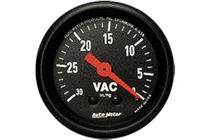 Auto Meter 2610 Z-Series 2-1/16" Mechanical Vacuum Gauge