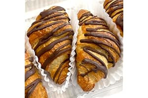 WiO SmartFoods™ Chocolate Covered Croissants, 5-Count, Low-Carb, Fat-Free, Keto-Friendly, Milk & Dark Chocolate, Butter Flake Pastry, Delicious Dessert, Non-GMO