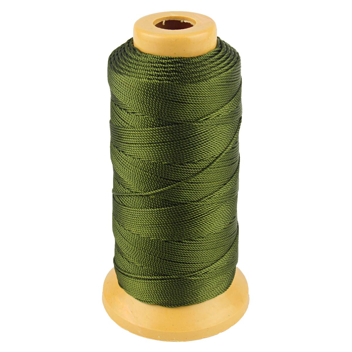 McFanBe 656 Feet Twisted Nylon Line Twine String Cord for Gardening Marking DIY Projects Crafting Masonry (1mm-656 feet, Army Green)