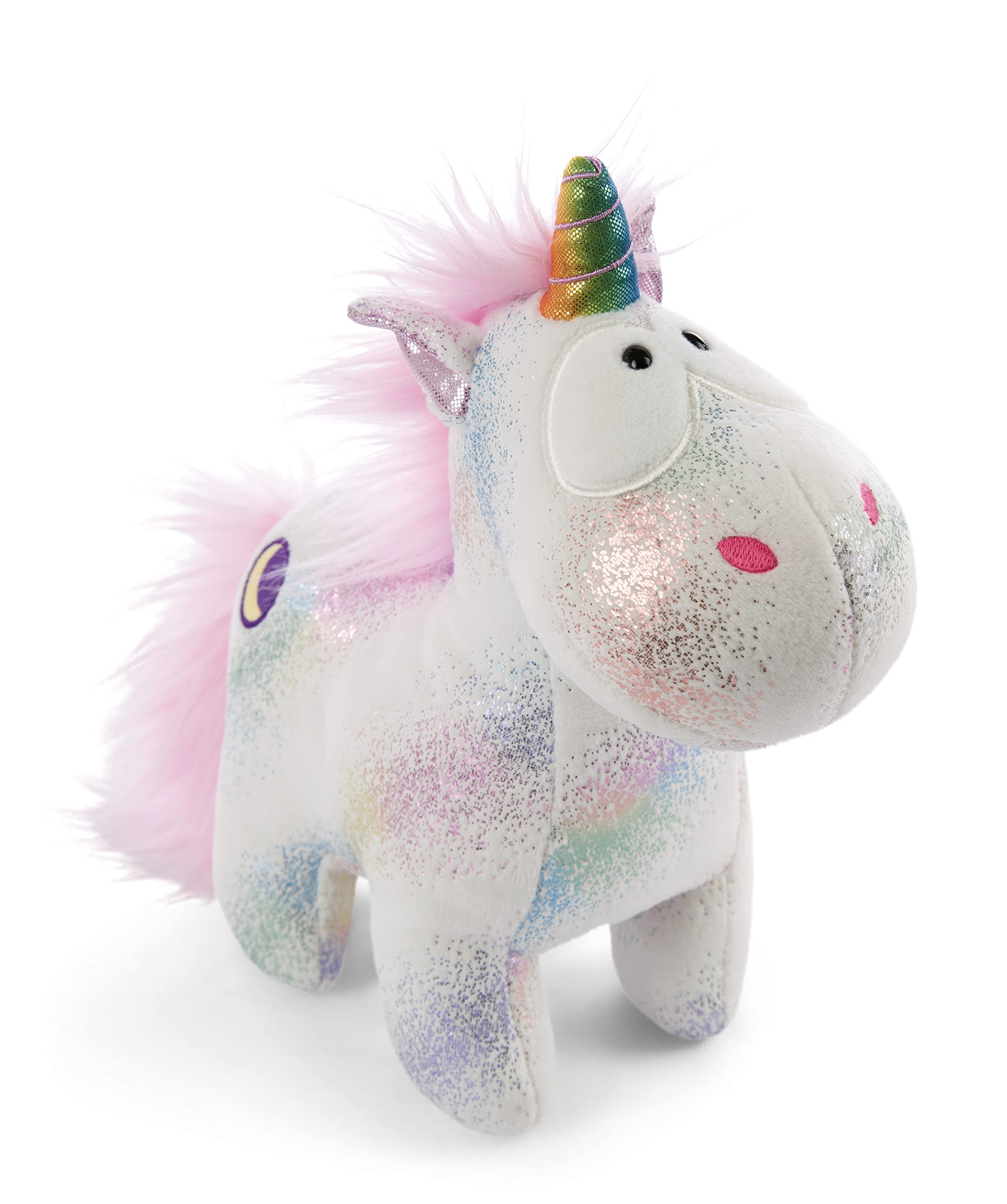 NICI 48629 Einhorn Standing Soft Toy Theodor & Friends Unicorn Moon Keeper 22cm Green, White, 22 cm
