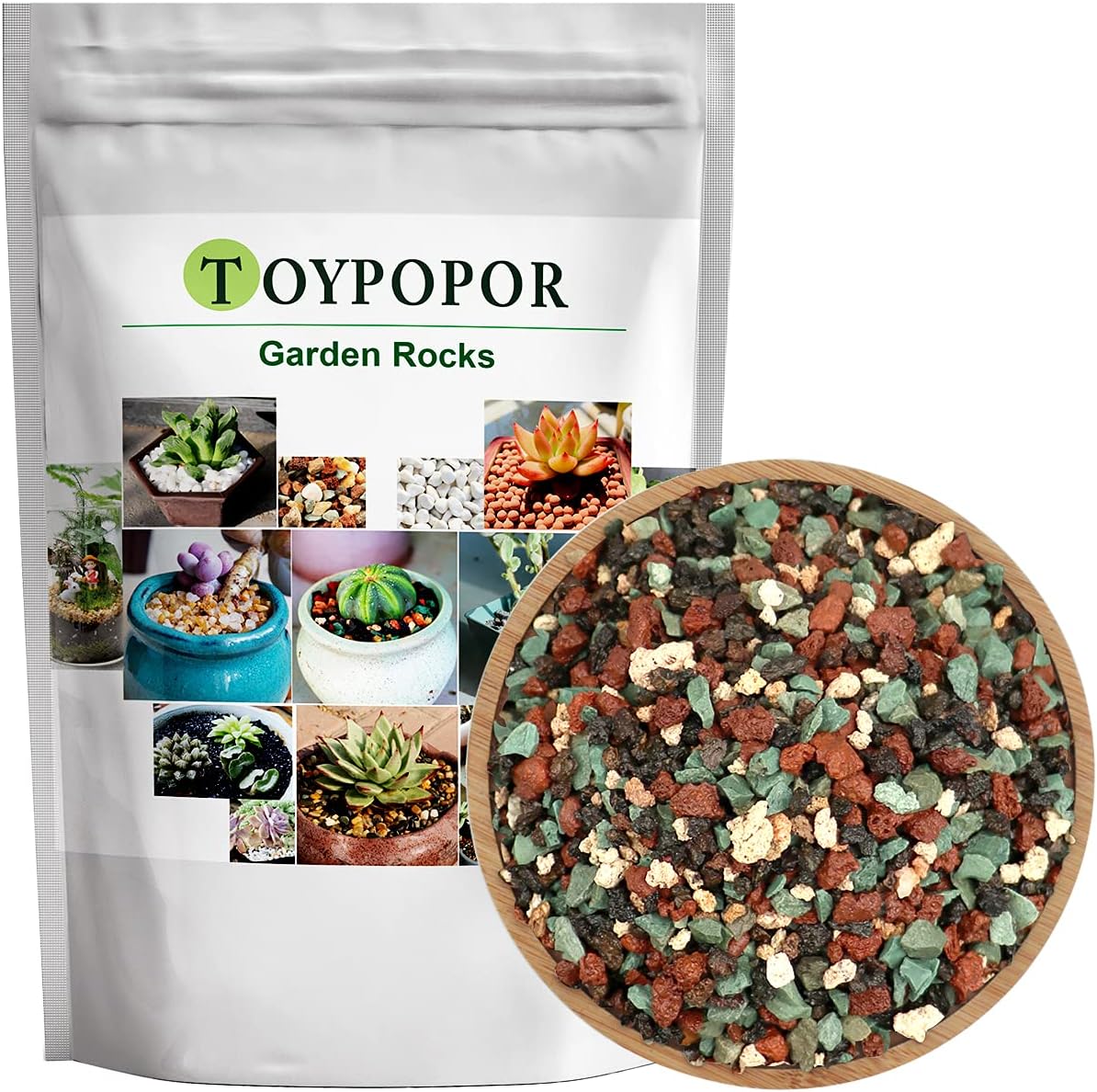Hardscaping Materials - 2lb Horticultural Lava Rocks Bonsai Succulent Cactus Potting Soil Mix Planter Drainage Volcanic Stones Air Plant Terrarium Pumice Tiny Gravel Pebbles for Vase Fillers, Fairy Gardening,Top Dressing