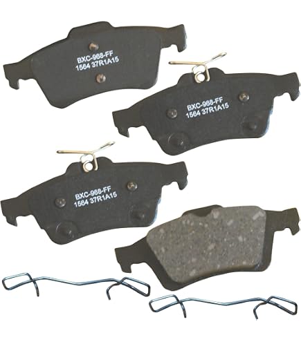 Drilled & Slotted Brake Rotors + Ceramic Pads For 2013-2016 Ford Escape C-Max – Front & Rear, YXPCARS