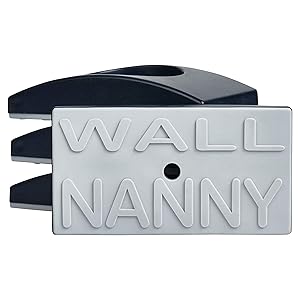 Wall Nanny - Baby Gate Wall Protector (Made in USA) Protect Walls & Doorways from Pet & Dog Gates - for Child Pressure Mounted Stair Safety Gate - No Safety Hazard on Bottom Spindles - Saver