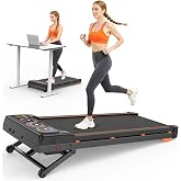 Walking Pad Treadmill with 15% 12-Level Auto Incline, 450 lbs Capacity UI Screen, Trisomy 3.5HP Quiet Under Desk Treadmill with Speaker &amp; Remote, Compact Treadmills for Home Hiking