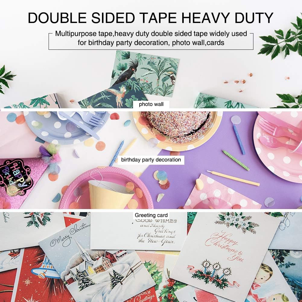 Double Sided Tape Heavy Duty 0 75 Inch Yard White Strong Sticky Adhesive Removable Double Sided Mounting Tape For Diy Craft Poster Card Gift Photo Office Products Mounting Tape Guardebem Com