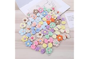 CUCHENHUAN (50pcs) 25Pairs/Pack Sunflower Dog Hair Bows for Small Medium Dogs Yorkie Girl Boy Flower Bows with Rubber Band Doggies Cat Grooming Hair Accessories for Party Birthday 01