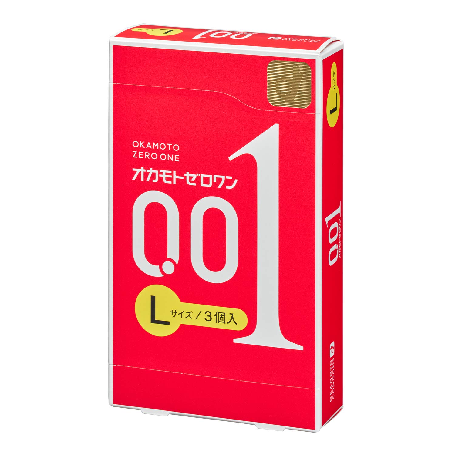 Okamaoto Condoms Zero One L size 0.01mm 3Pieces