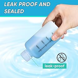 UMETASS 8oz/250ml Narrow Mouth Plastic Bottles with