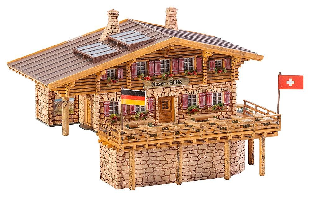 FALLER FA 232356 High Mountain Hut Moser-Hütte, Accessories for Model Railway, Model Making, Various