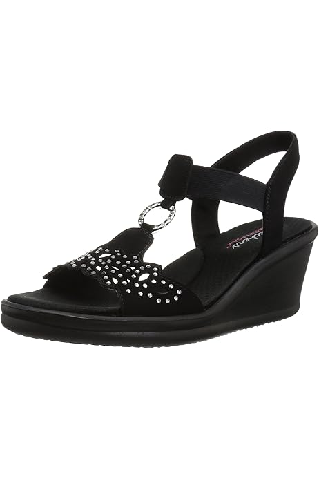 women's rumblers sparkle on wedge sandal