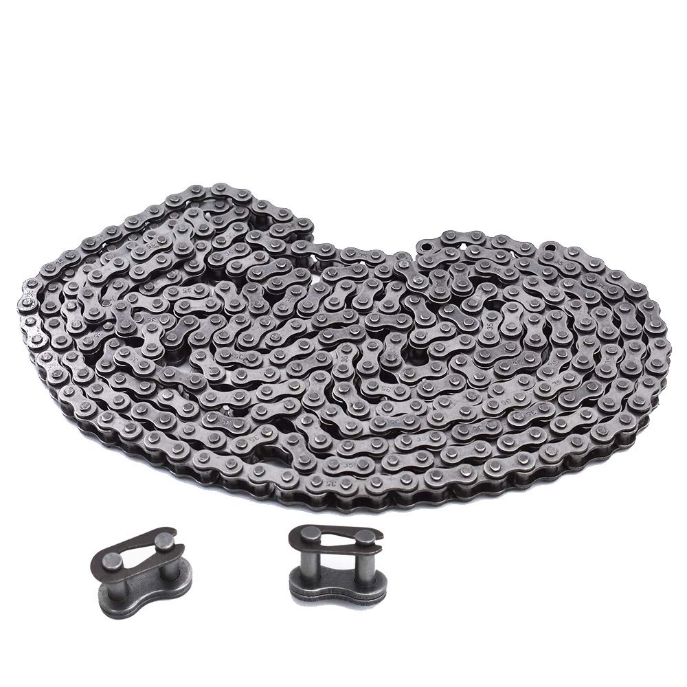 Photo 1 of #35 Roller Chain 10 Feet with 2 Connecting Links Fit for Go Kart Mini Bike