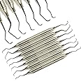 MEDSPO Professional Dental Elevators | Composite Restorative Implants | Luxating Filling | Surgical Root Extraction Spreading | Osteotome Periotome Instruments (Gracey Curette set of 7)