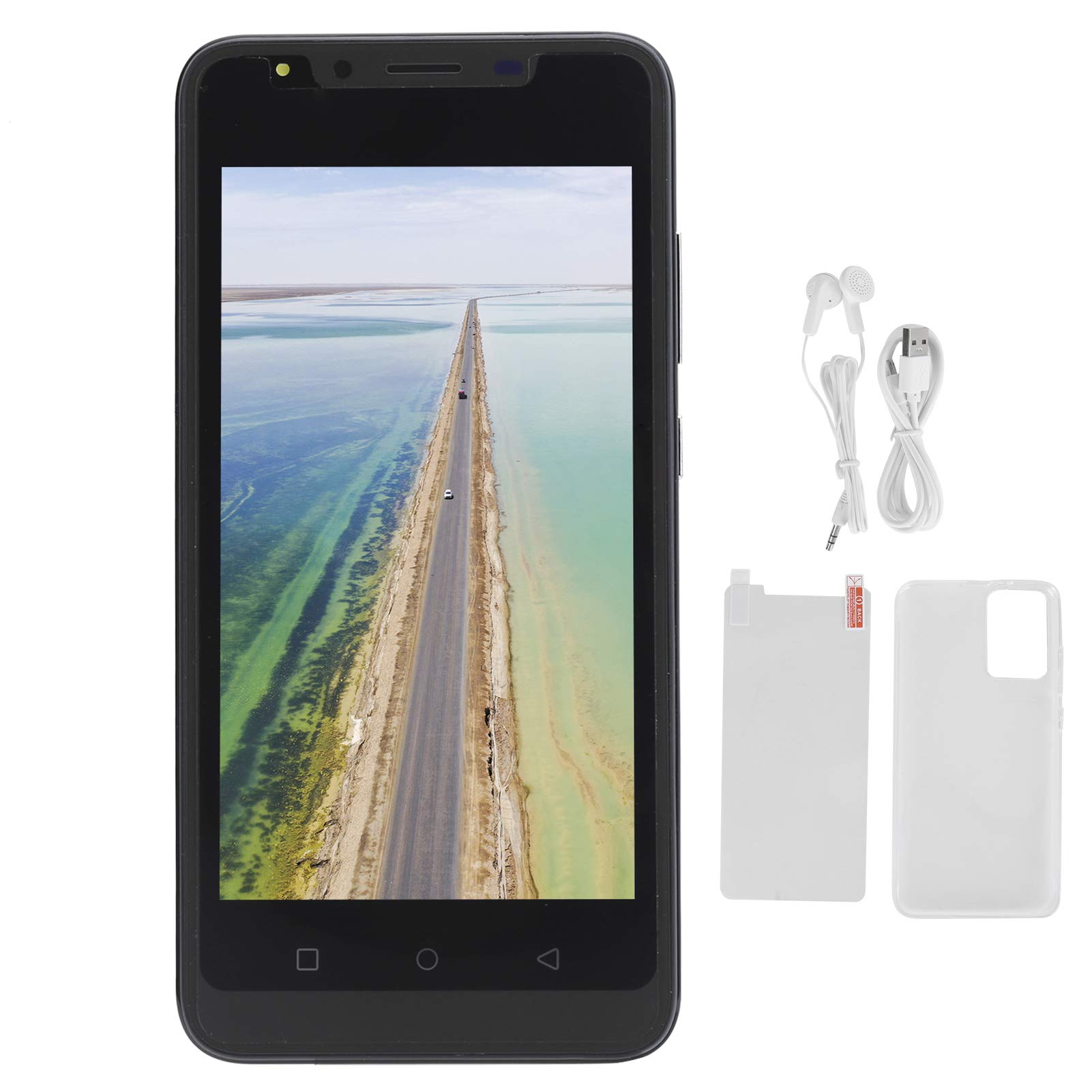 3G Unlocked Smart Phone 512MB+4GB Dual Cam Unlock Cell Phone with Face Recognition 5.0in Unlocked Sm