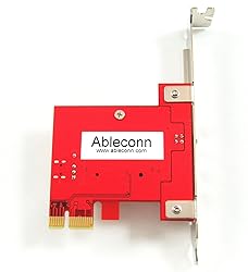 Ableconn PEXM2150E PCI Express x1 Adapter Card with