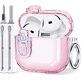 Clear Case for Airpods 4 with Lock, Compatible with