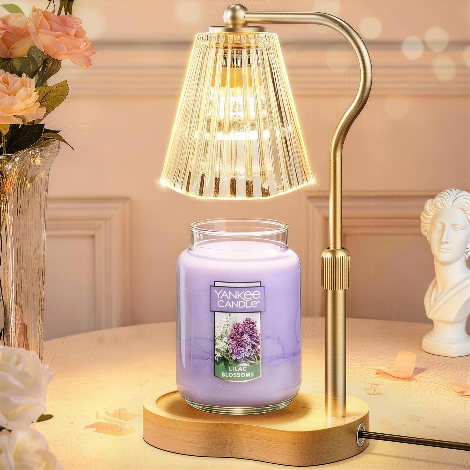 Candle Warmer Lamp with Timer & Dimmer, Wax Melt Warmer for Jar Candles