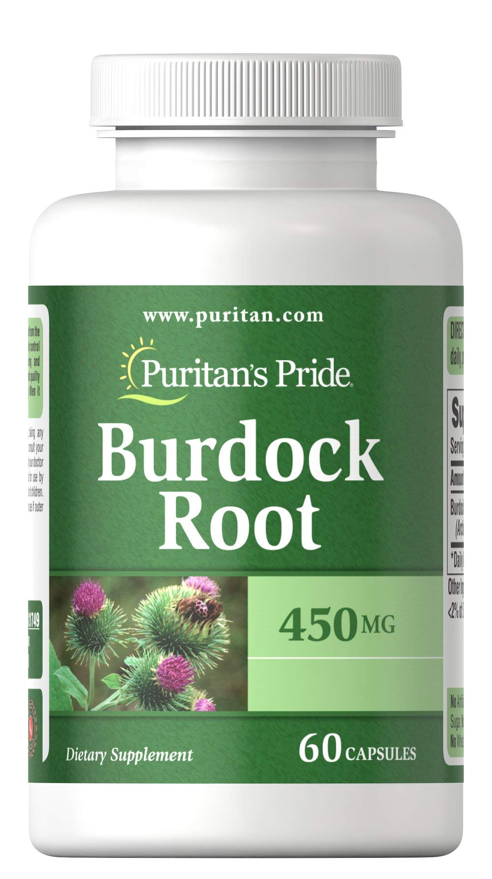 Puritan S Pride Burdock Root 450 Mg 60 Capsules Buy Online In Burkina Faso At Burkinafaso Desertcart Com Productid