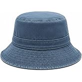 Premium Cotton Bucket Hat – Adjustable Size, Lightweight Sun Hat for Men & Women, Outdoor Summer Travel & Beach
