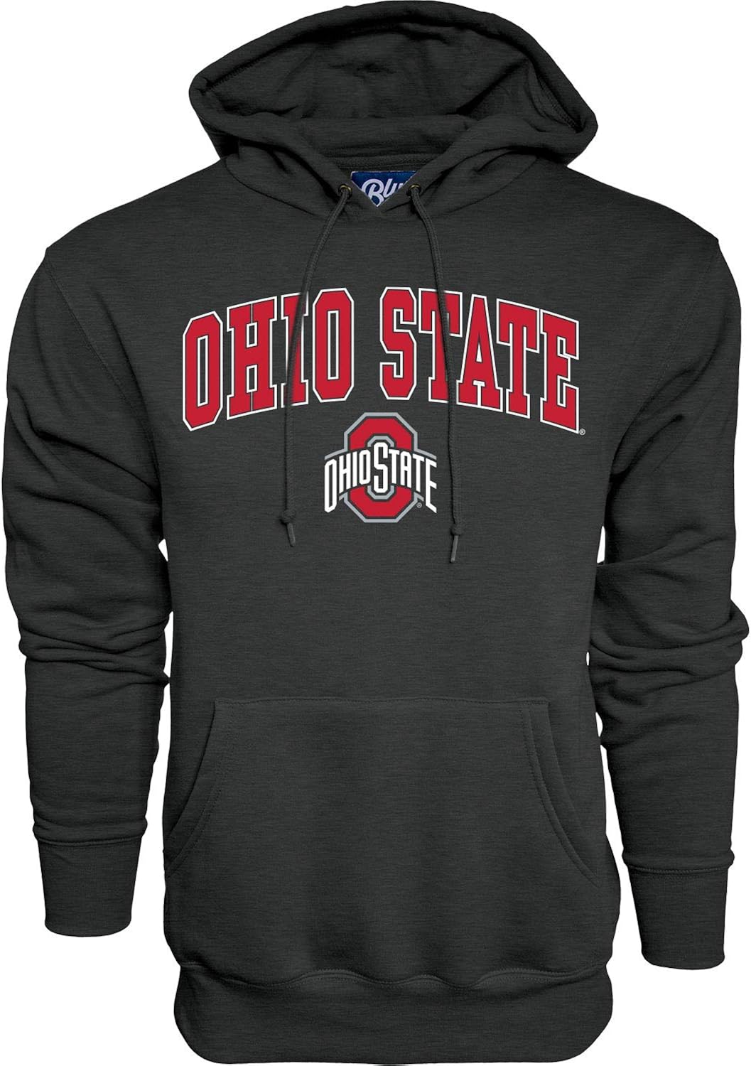 Blue84 NCAA mens Hoodie Dark Heather Arching Over