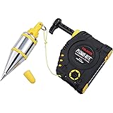 TAJIMA Plumb Bob Setter - 14 oz (400g) Magnetic Plumb-Rite with 14.5 ft Auto Recoil Cord & Quick-Stabilizing Bob - PZB-400GP