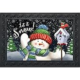 Briarwood Lane Snow Time Snowman Winter Doormat