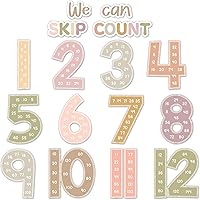 Teacher Created Resources Terrazzo Tones Skip Counting/Multiples Jumbo Numbers Bulletin Board (TCR7203)