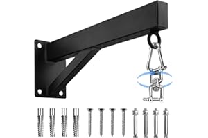 YORWHIN Punching Bag Hanger, Boxing Bag Wall Bracket Heavy Hanger Rated Hanging Stand Silent Rotation for Home Gym Indoor Outdoor Boxing Exercise