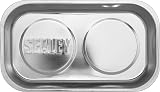 Sealey AK2312 Magnetic Collector 240x140mm Tray 2 Magnets Nuts Bolts Screws view 2