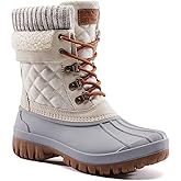 ALEADER Womens Winter Snow Boots | Waterproof Shell | Duck Boots