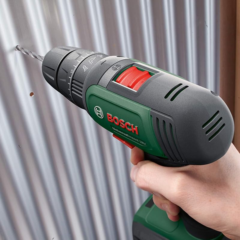 Martillo taladrador a batería UniversalImpact 18V (1 batería, sistema de 18 V, en Maletín) – Amazon Edición