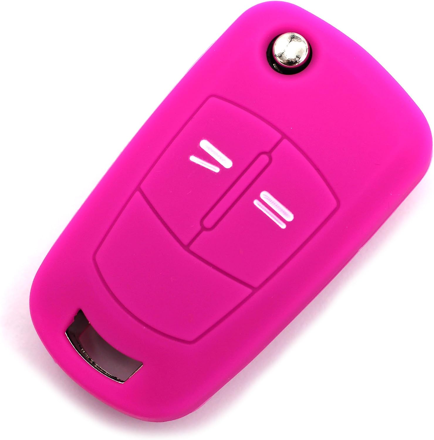 Key Case Opel Silicone Neon Pink B of Finest Folia Astra H Corsa D FRONTERA Meriva Case Key