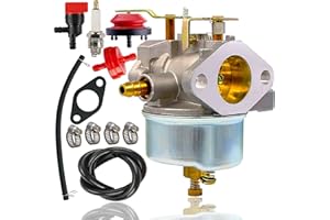 FYANGE 632334A Carburetor +spark plug+fuel line for Tecumseh 632370A 632110 632111 632334 632370 632536 640105 7hp 8hp 9hp HM70 HM80 HMSK80 HMSK90 John Deere AM108405 Toro 824 824XL 828 Snow Blower Thrower