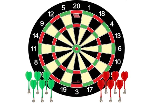 Magnetic Dart Board Game – 12pcs – Best Kids Magnetic Darts Boys Toys Gifts Indoor Outdoor Games for Family and Friends – Saf