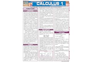 Calculus 1: QuickStudy Laminated Reference Guide