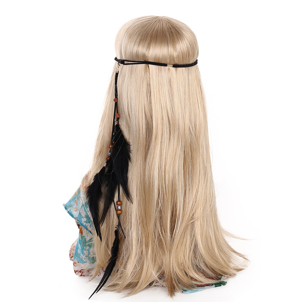 Buy Awaytr Leather Rope Weave Bohemian Headband Native American