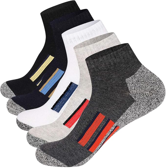 Amazon Meefur ソックス メンズ スポーツソックス 靴下 メンズ ビジネス ショートソックス 抗菌防臭 吸汗速乾 5足セット 5色セット1 スポーツソックス 通販