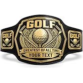 HANDSY Customized Golf Championship Belt &ndash; Premium Golf Trophy &amp; Award &ndash; Ideal for Champions and Tournament Prizes