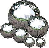 zosenda Stainless Steel Gazing Ball 50-150mm Reflective Garden Decor view 1